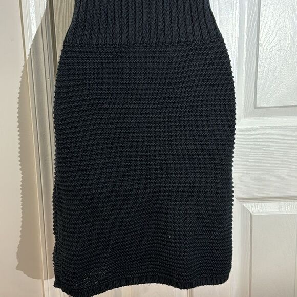 Club Monaco Women's Mixed Stitch Pointelle sleeveless fitted knit dress size SP - Picture 8 of 14